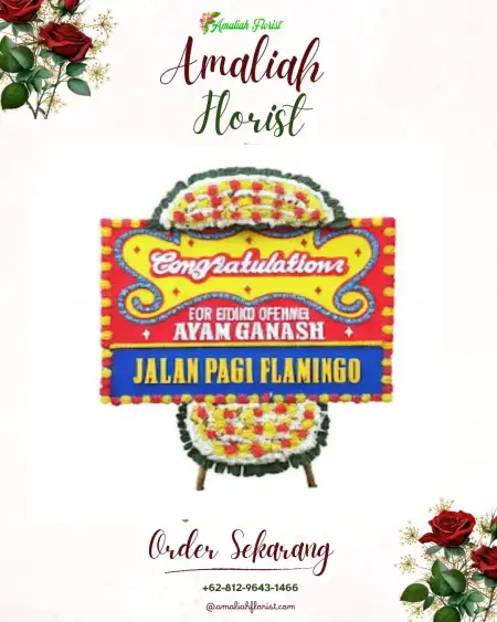 Sewa Papan Bunga Tapung